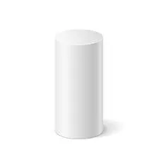 White Cylinder Plinths H60D33