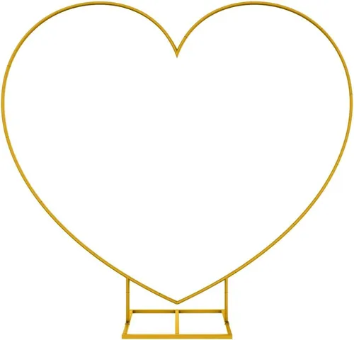 Heart Shape Gold Arch