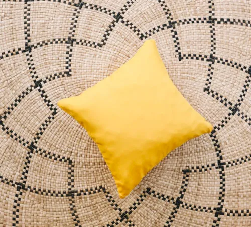 Yellow Throw Cushion 