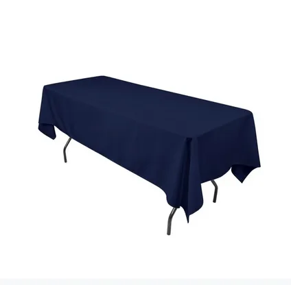 Navy Blue Rectangle Tablecloth