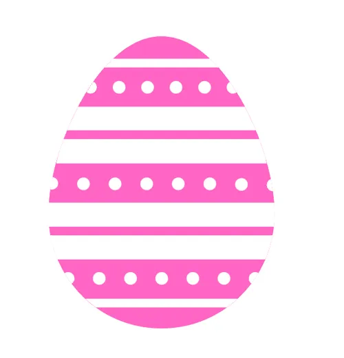 Easter Egg Cutout (Medium)