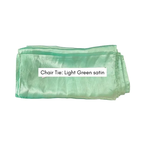 Light Green Chair Tie (Satin)