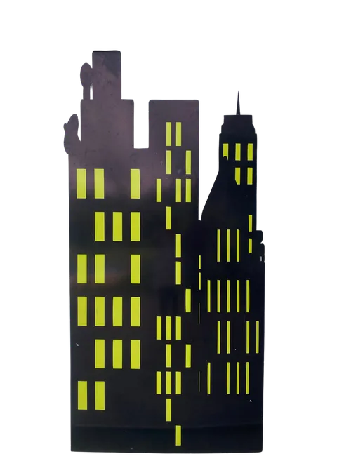 Superhero City Cutout Prop