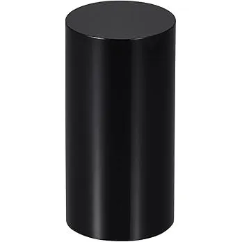Black Cylinder Plinths H90D40