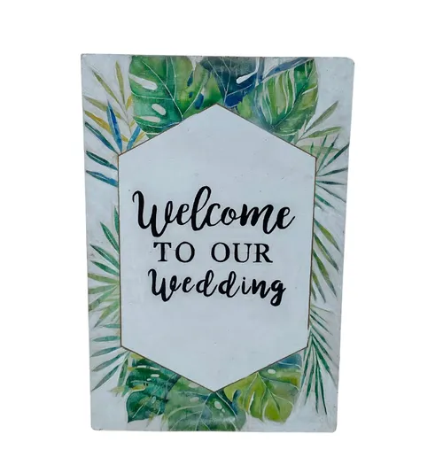 Welcome To Our Wedding Sign