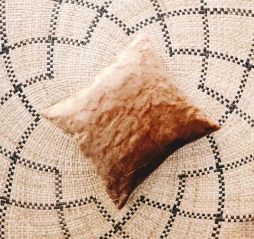 Gold Velvet Throw Cushion 