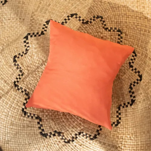 Peach Throw Cushion 