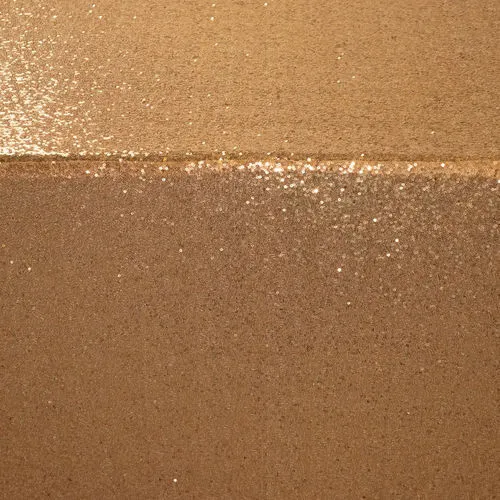 Rectangle Gold Sequin Overlay