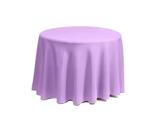 Purple Round Tablecloth
