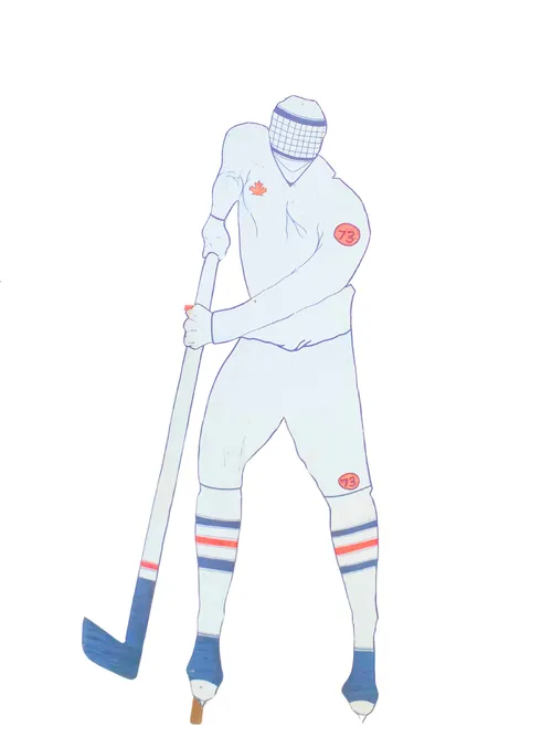 Hockey Standing Man prop