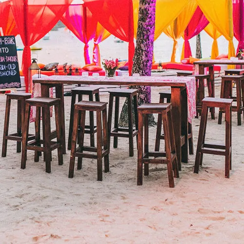 Bar Leaner wood table (Brown) 