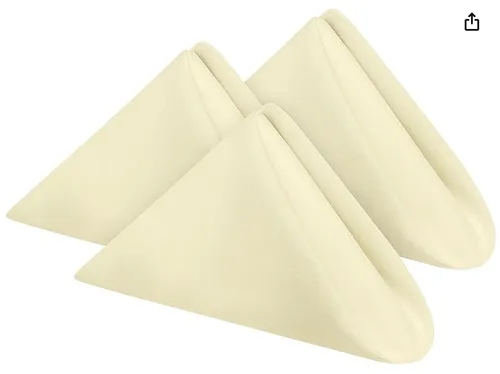 Ivory Cloth Napkins