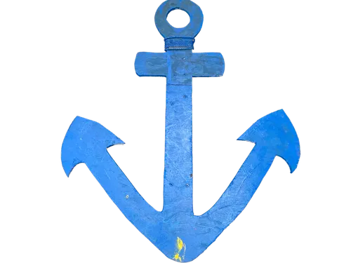 Anchor Cutout Prop (Blue)