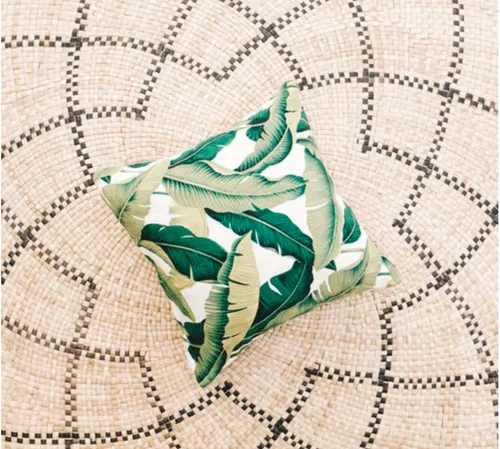 Banana Leaf Throw Cushion
