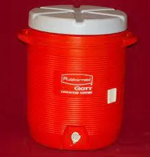Plastic Red Dispenser 40L