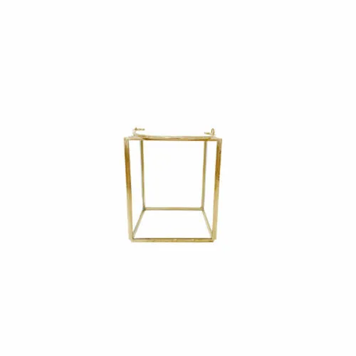 Gold Hurricane Lantern (Small)