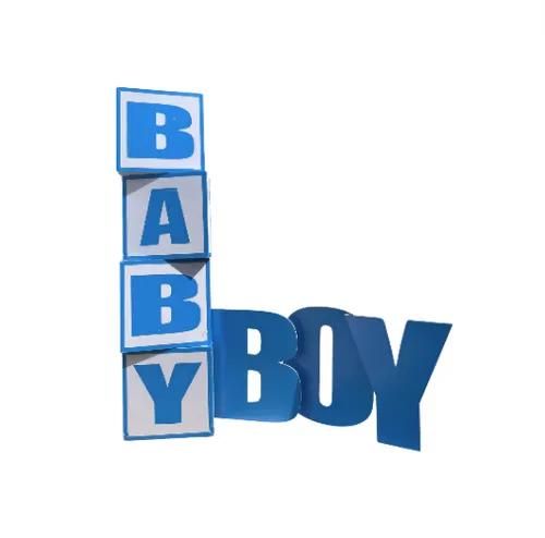 BABY BOY Letter blocks
