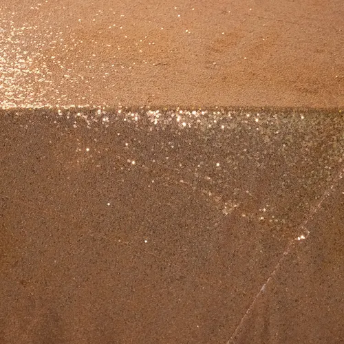 Rectangle Rose Gold Sequin Overlay