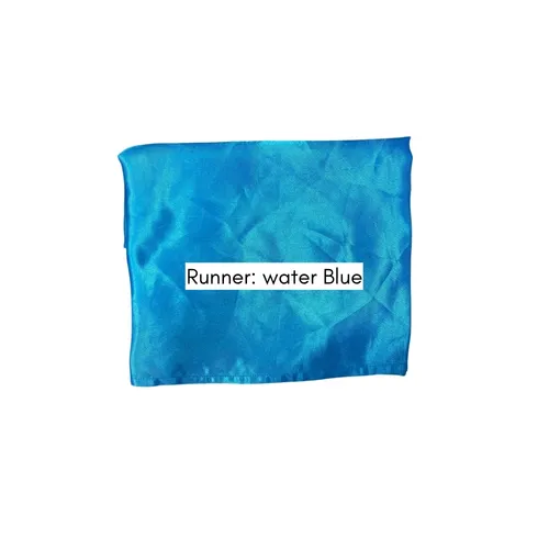 Blue Table Runner (Water Blue)