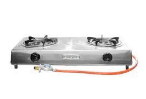  2 Burner Gas Stove with Regulator & Hose