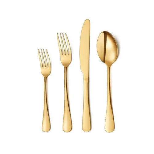 Traditional Gold Cutlery Set (4 Piece)