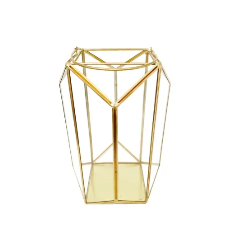 Geometric Gold Lanterns (Large)