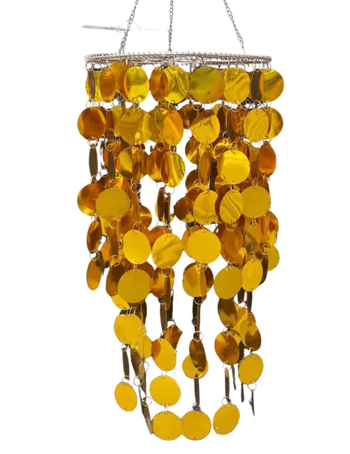 Round Hanging Chandelier (Gold)