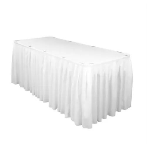 White Table Skirting (Large)