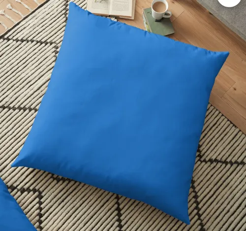 Large Blue Floor Cushion