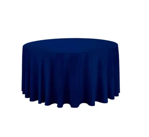Navy Blue Round Tablecloth (Large)