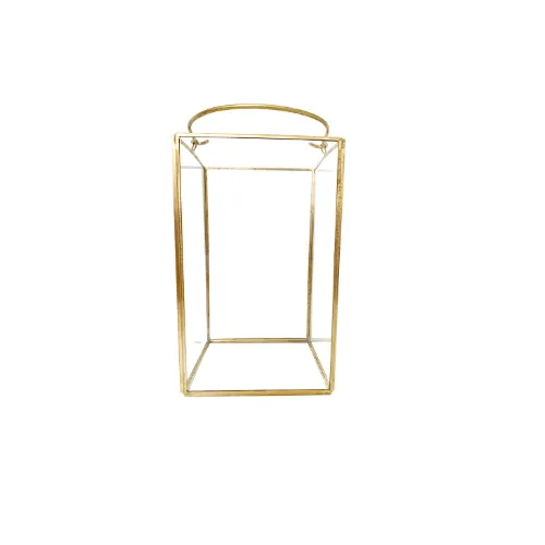 Gold Hurricane Lantern (Medium)