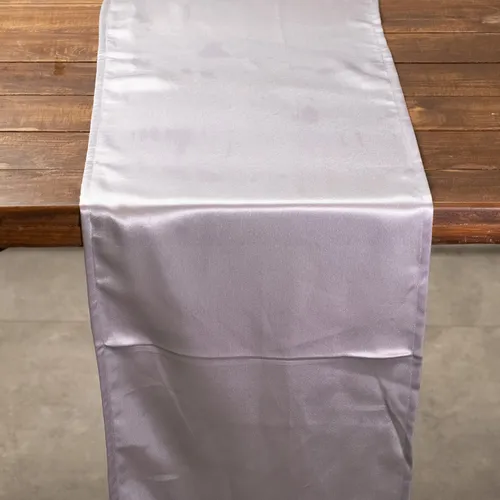 Silver Table Runner (Satin)
