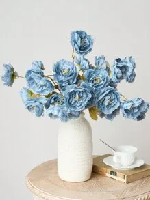 Dusty Blue Peonies Flowers