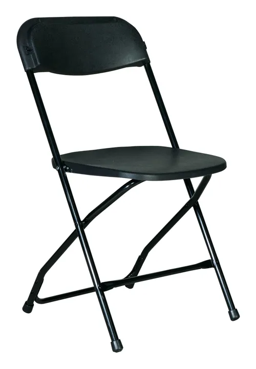 Plastic Black Folding Chair