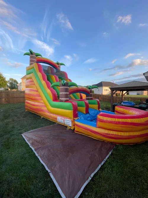 Tropic Thunder 18ft Water Slide