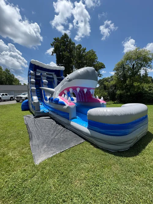 Shark Attack 20 ft. Inflatable Water Slide