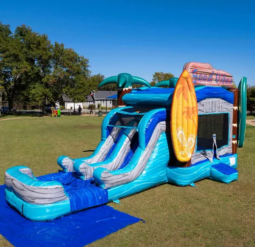 Good Vibes Bounce House and Slide Combo