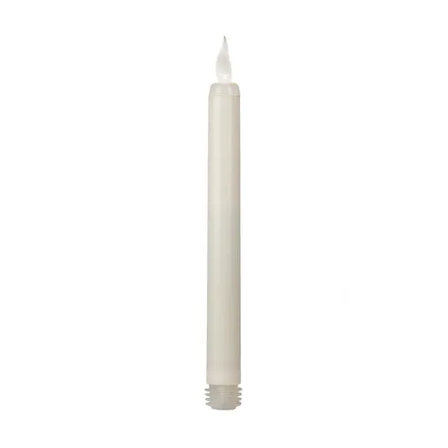 Battery Operated Taper Candle (White)