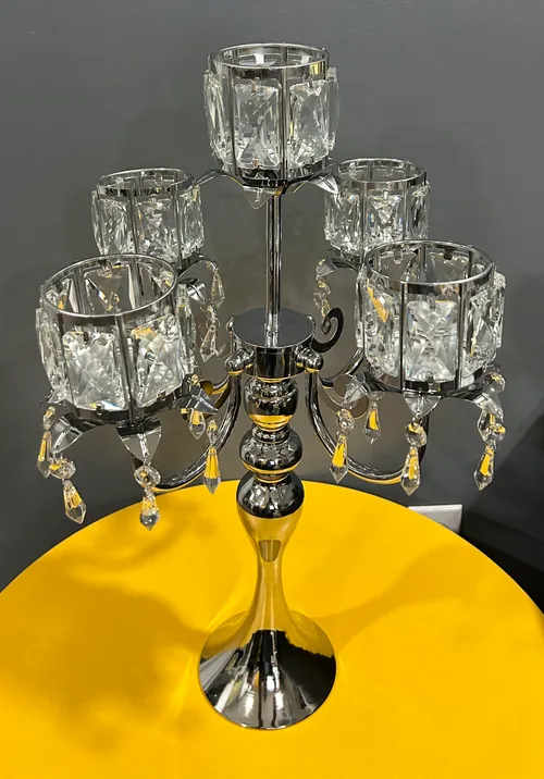 Silver Crystal Candelabra (22