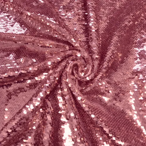 Rose Gold Drape 10x5 Sequin (1 Panel)