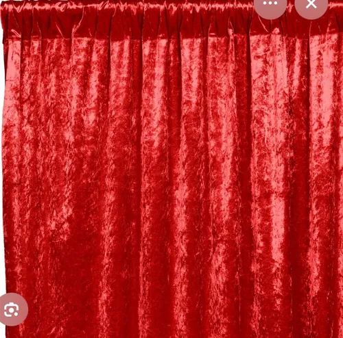 Red Velvet Backdrop Panel
