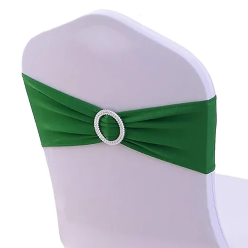 Green Spandex Chair Ties