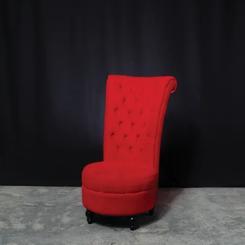 Red Velvet Chair