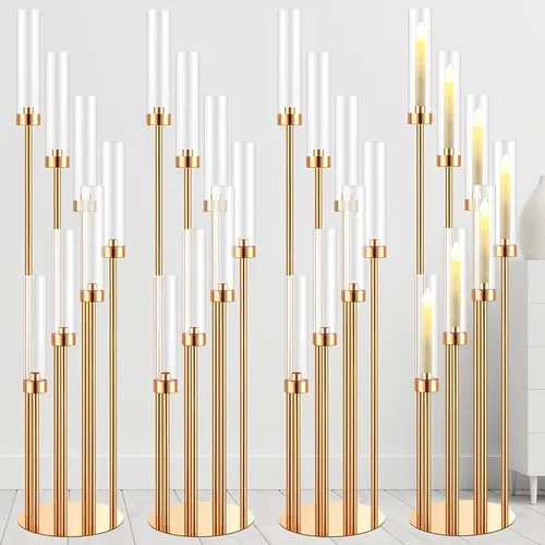 Gold 7 Arm Centerpiece