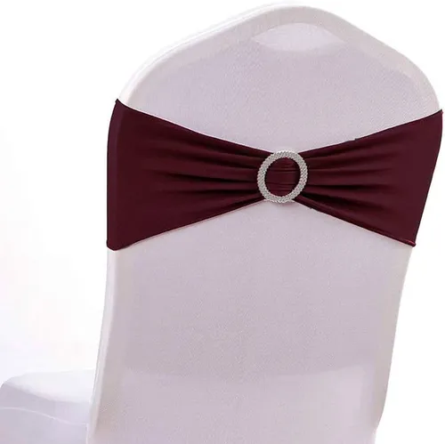 Maroon Spandex Chair Ties