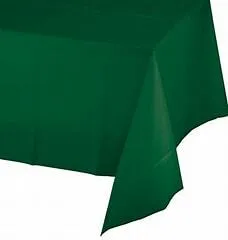 6FT Hunter Green Polyester Table Cloth
