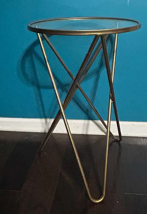 Gold Side Table