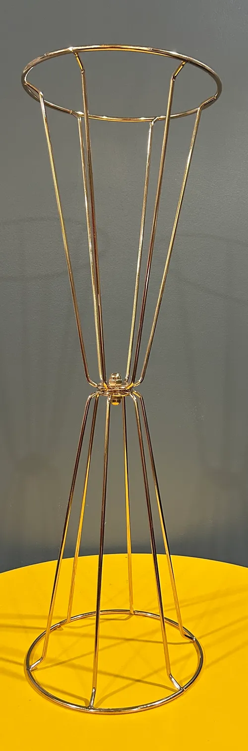 Gold Wire Centerpieces (22 1/2 Inches Tall)