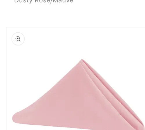 Mauve Polyester Napkins