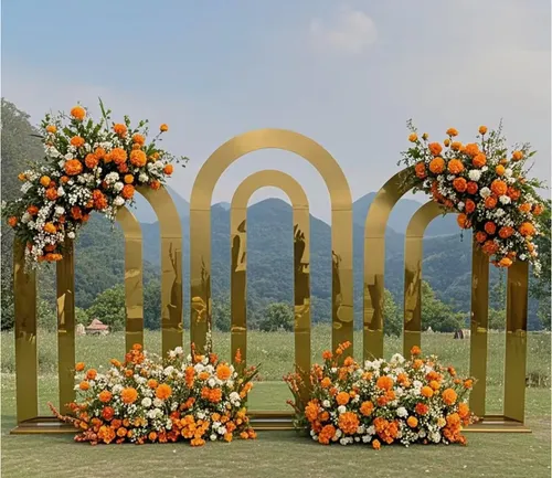 Gold Decorative Arch (1 Section)